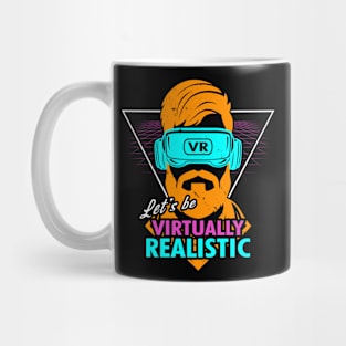 80's Retro Rad Virtual Reality Cool Saying Meme Mug